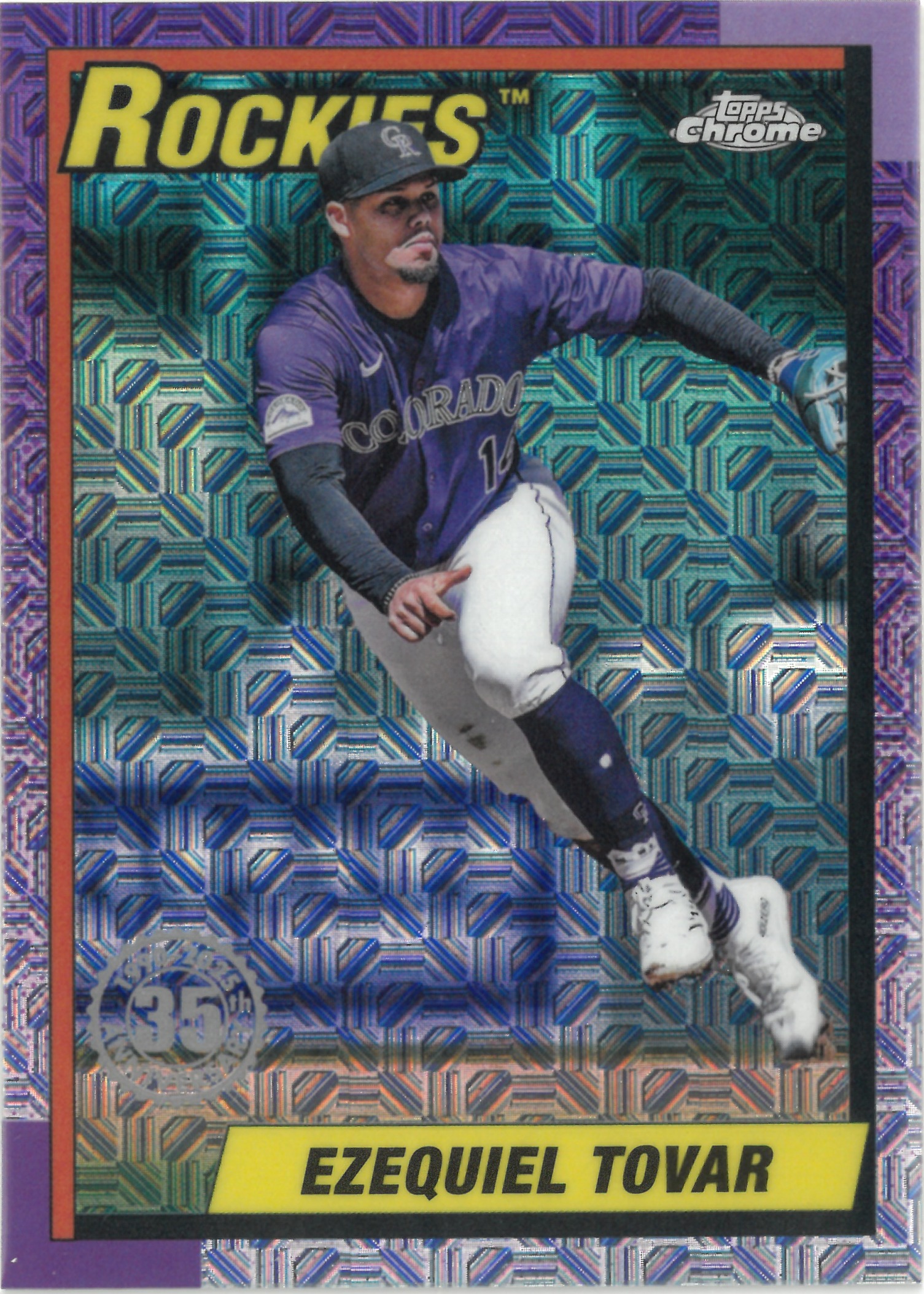 2025 Topps  Chrome "Ezequiel Tovar" #T90C-115(エセキエル・トーバー)