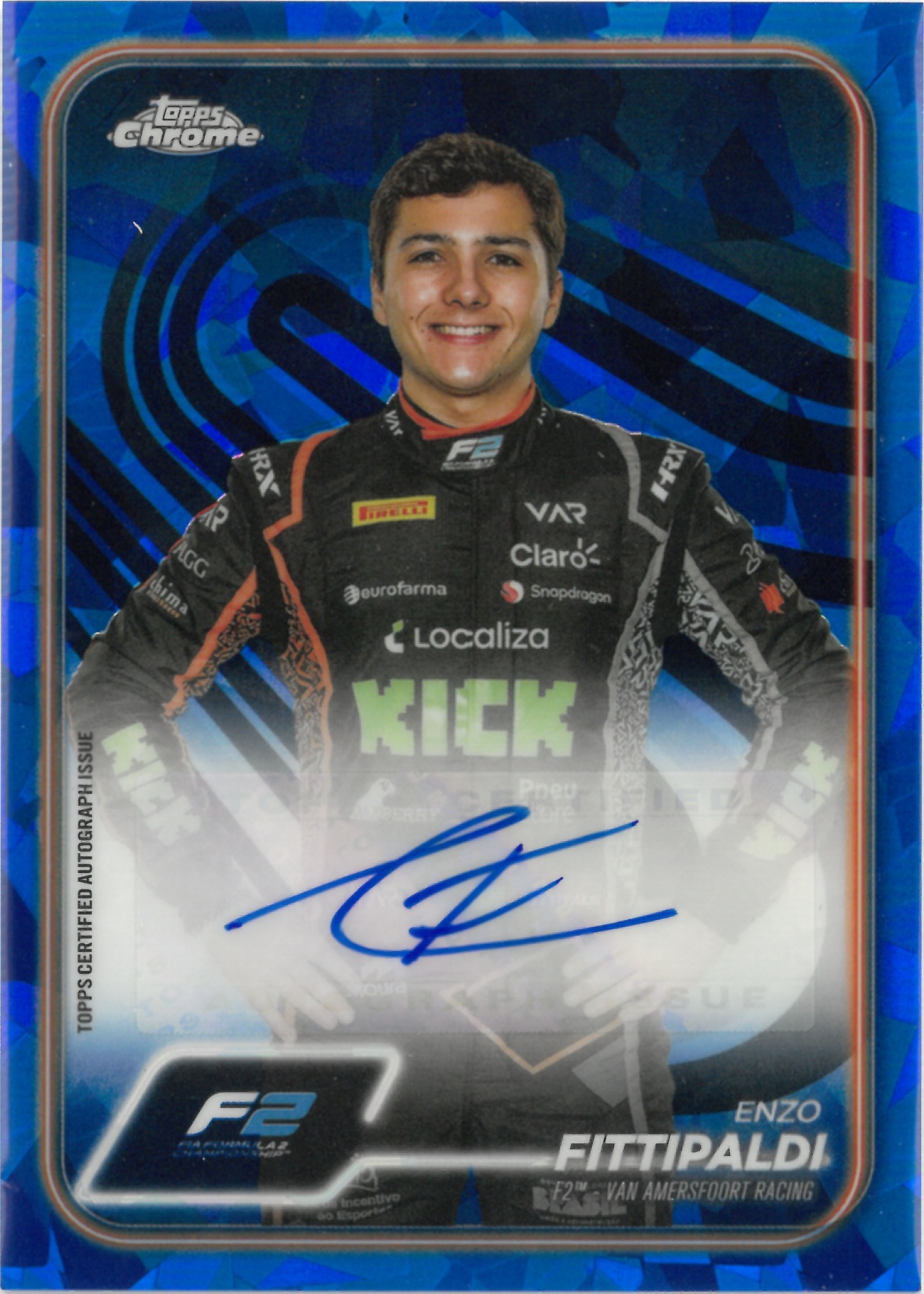 2024 Topps  Chrome "Enzo Fittipaldi" Auto #CAC-FIT(エンツォ・フィッティパルディ)